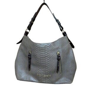 Dooney & Bourke Python Embossed Leather Shoulder Bag Purse